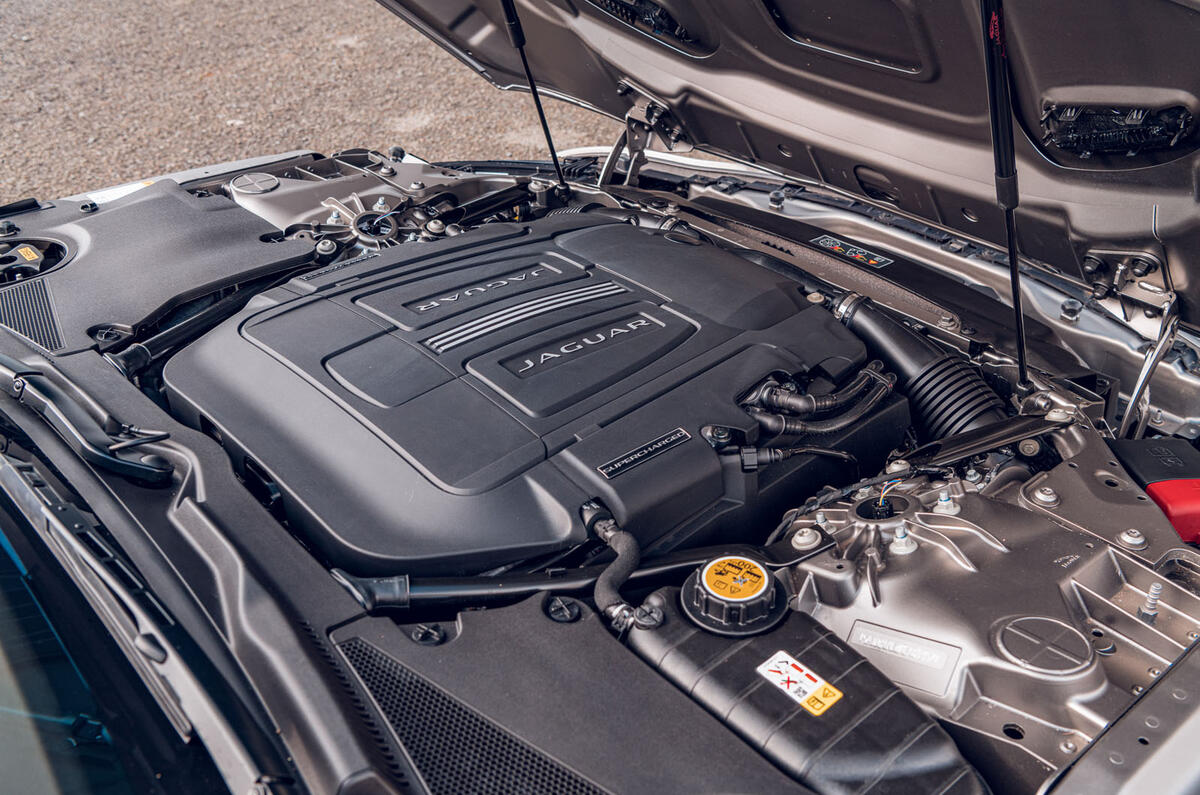 Jaguar F-Type 2020 road test review - engine