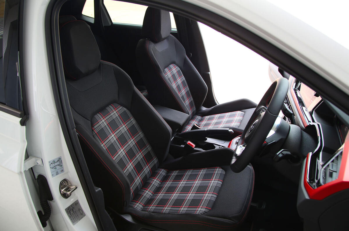 Volkswagen Polo GTI 2018 road test review front seats