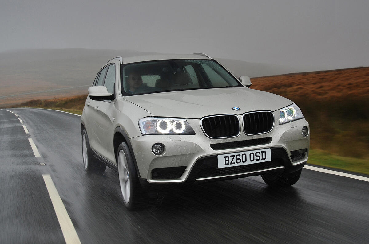 BMW X3 xDrive20d SE front end