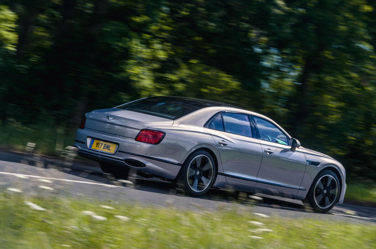 Bentley Flying Spur 2020 road test review - hero rear