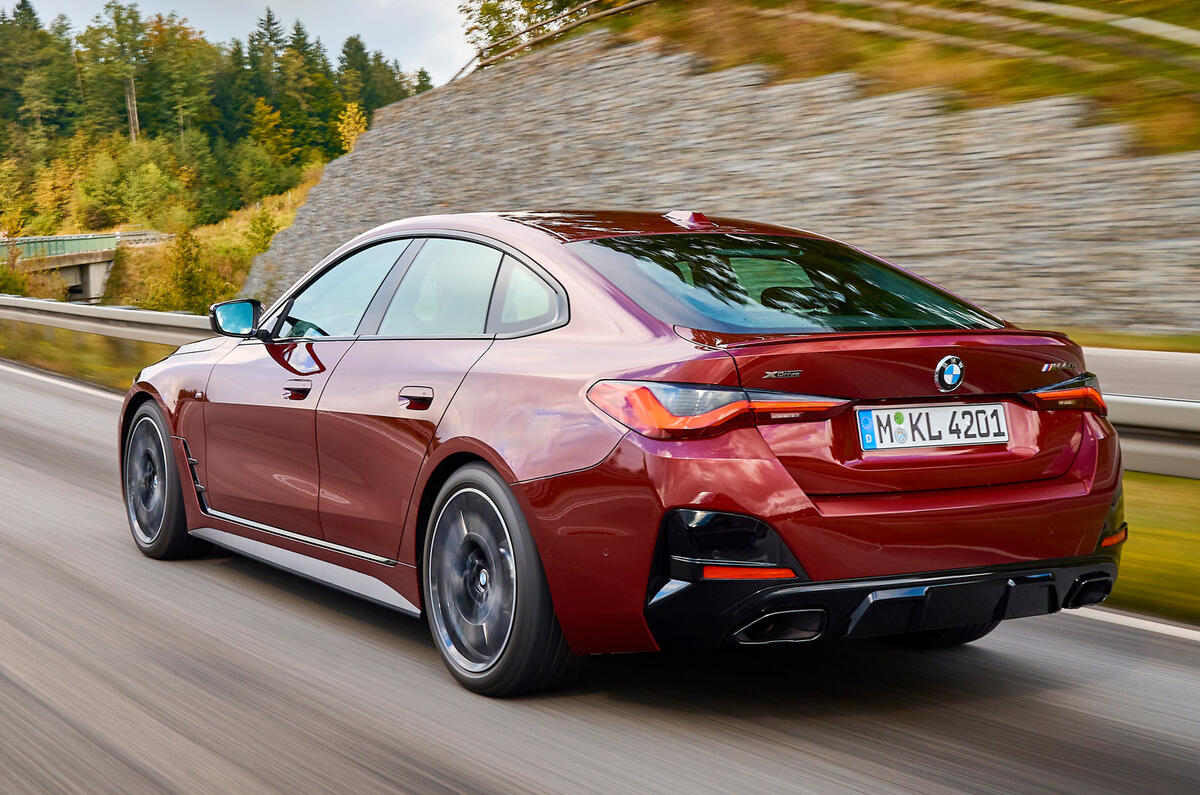 3 BMW Série 4 Gran Coupe 2021 premier essai de suivi arrière