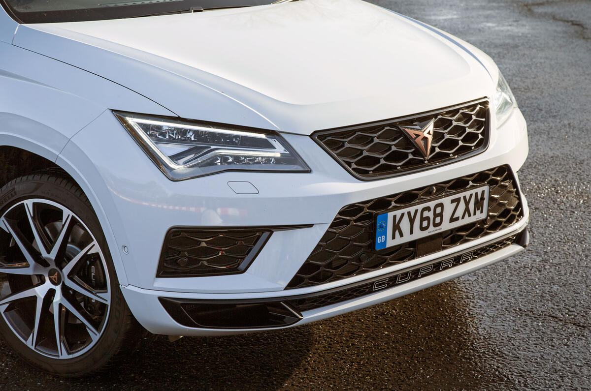 Cupra Ateca 2019 road test review - front bumper