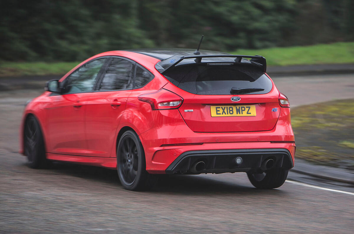 Ford Focus RS 2019 road test review - hero rear