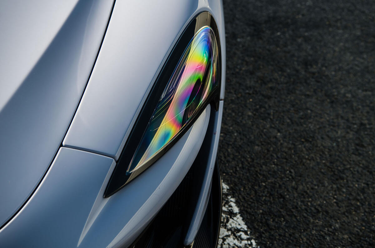 McLaren 600LT 2018 review - headlights