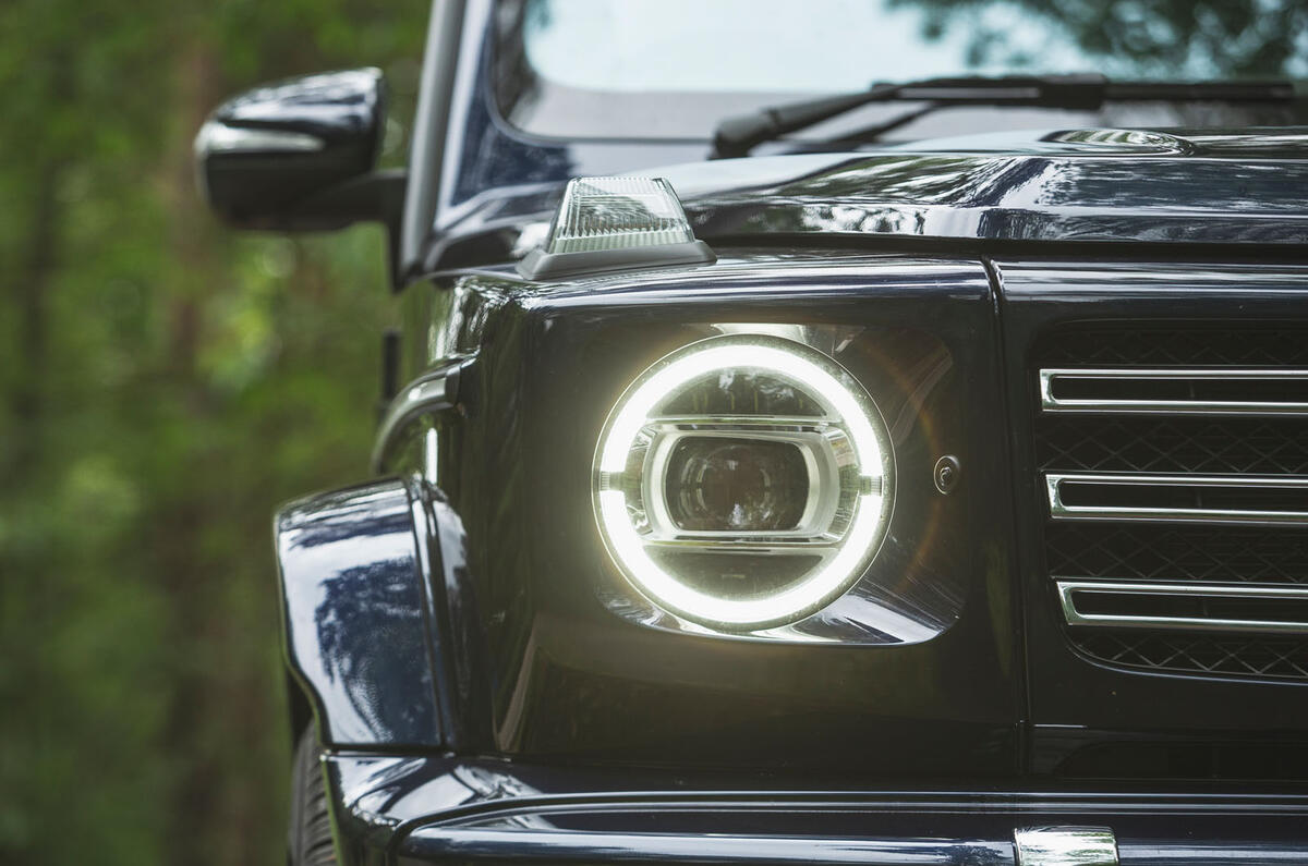Mercedes-Benz G-Class 2019 road test review - headlights