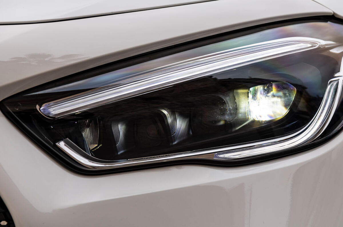 Mercedes-Benz GLA 2020 road test review - headlights