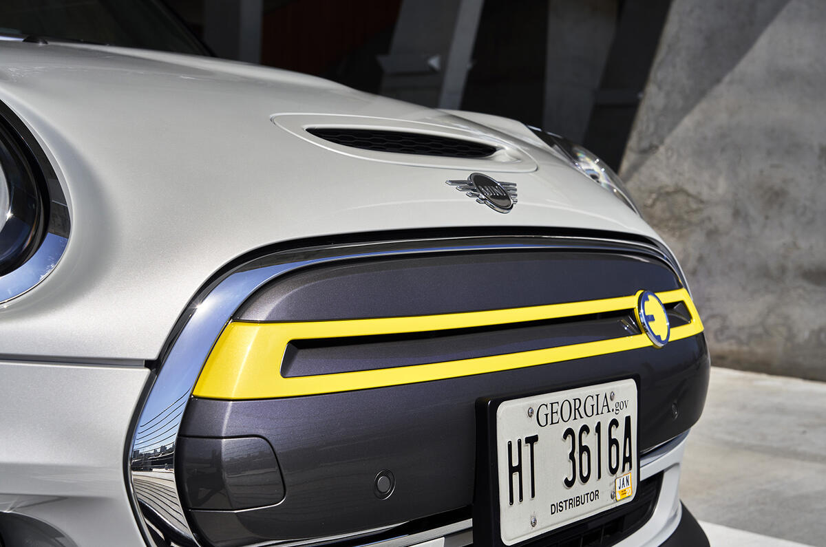 Mini Electric 2020 road test review - front end