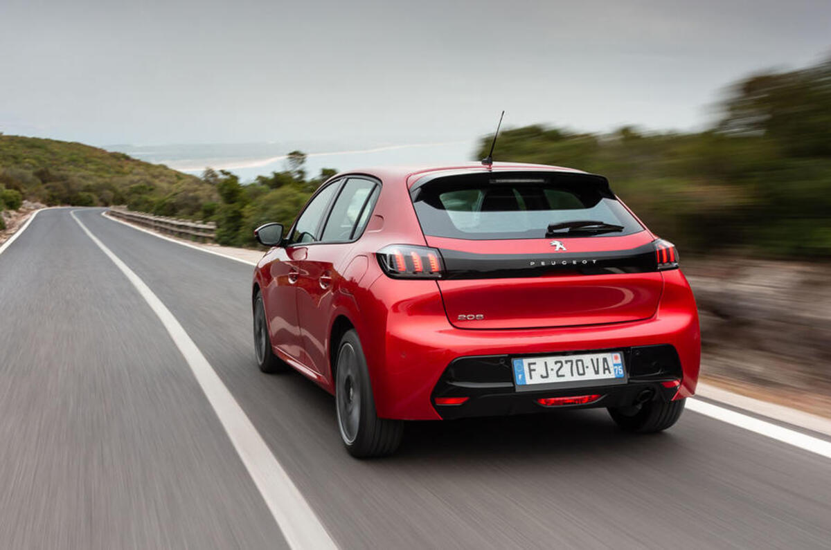 Peugeot 208 2020 road test review - hero rear
