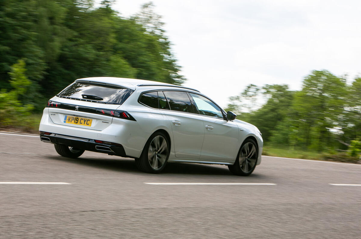 Peugeot 508 SW 2019 review - hero rear