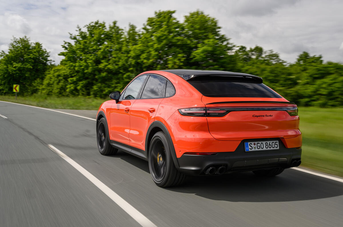 Porsche Cayenne Coupé 2019 review - hero rear