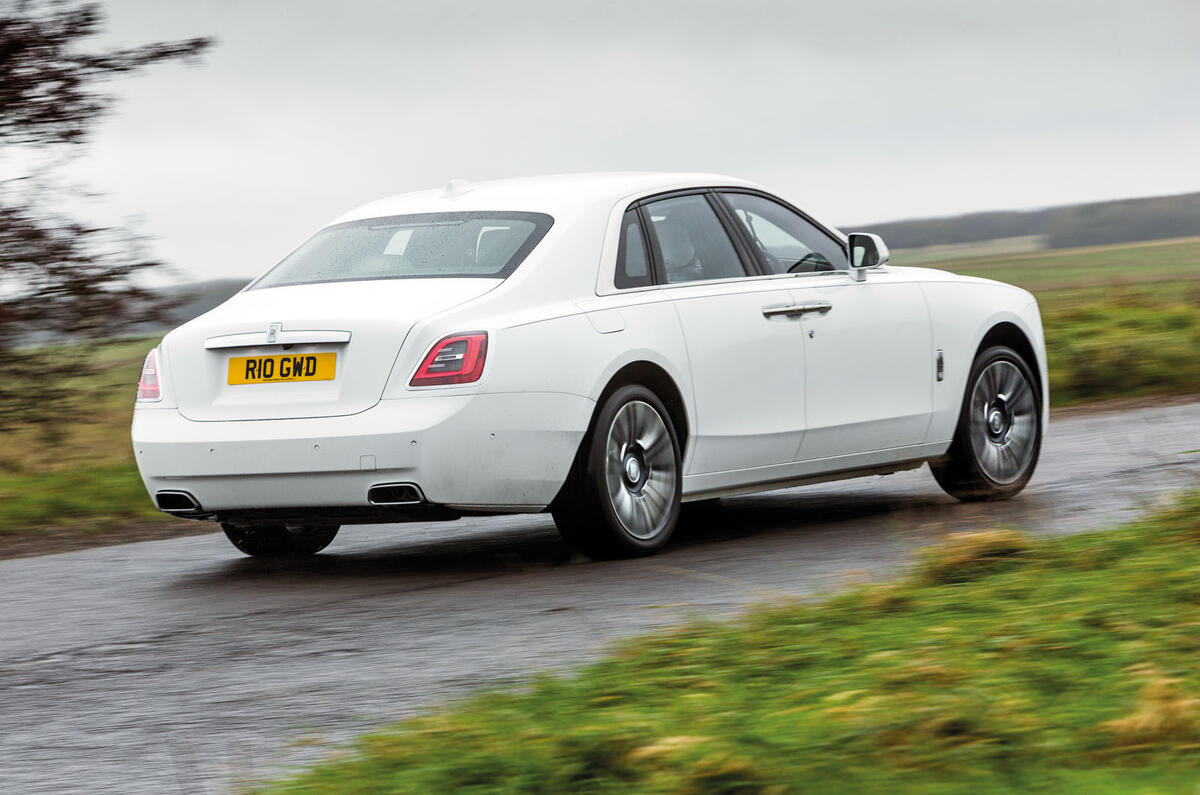 3 Rolls Royce Ghost 2021 road test review hero rear