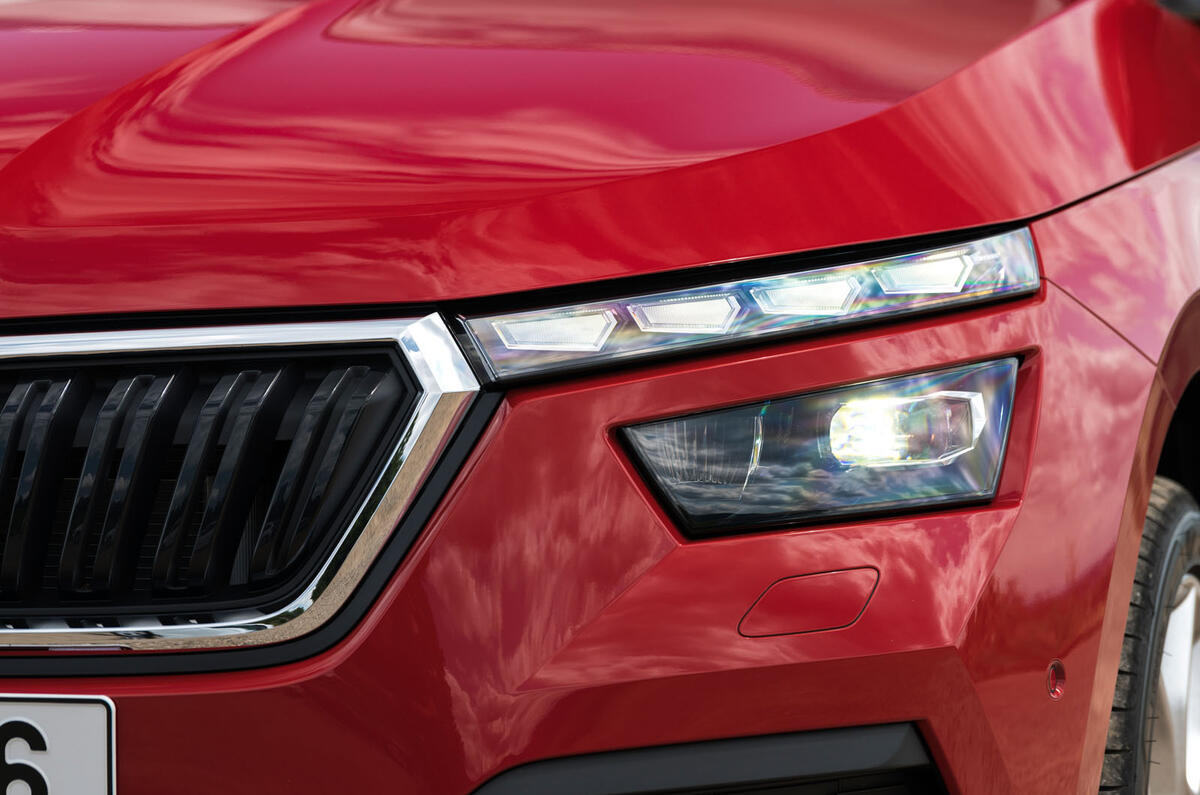 Skoda Kamiq 2019 road test review - headlights