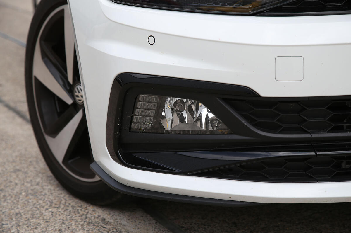 Volkswagen Polo GTI 2018 road test review front foglights