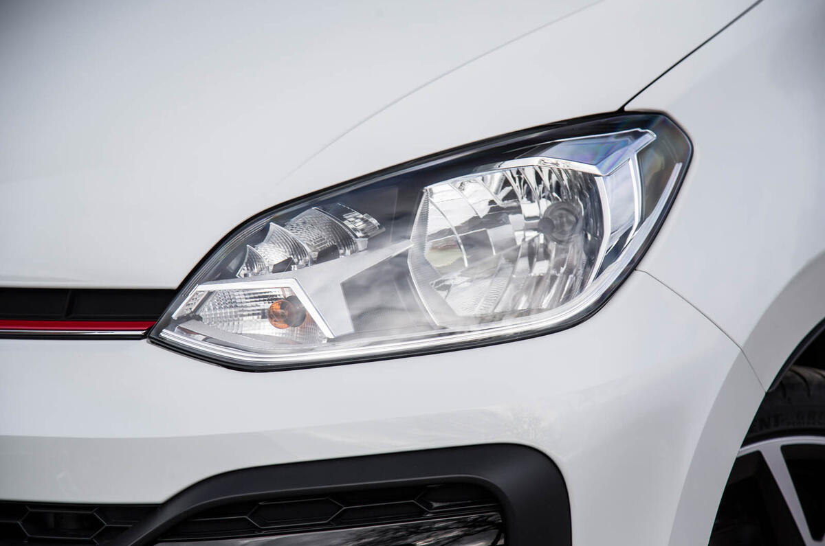 Volkswagen Up GTI 2018 review headlights