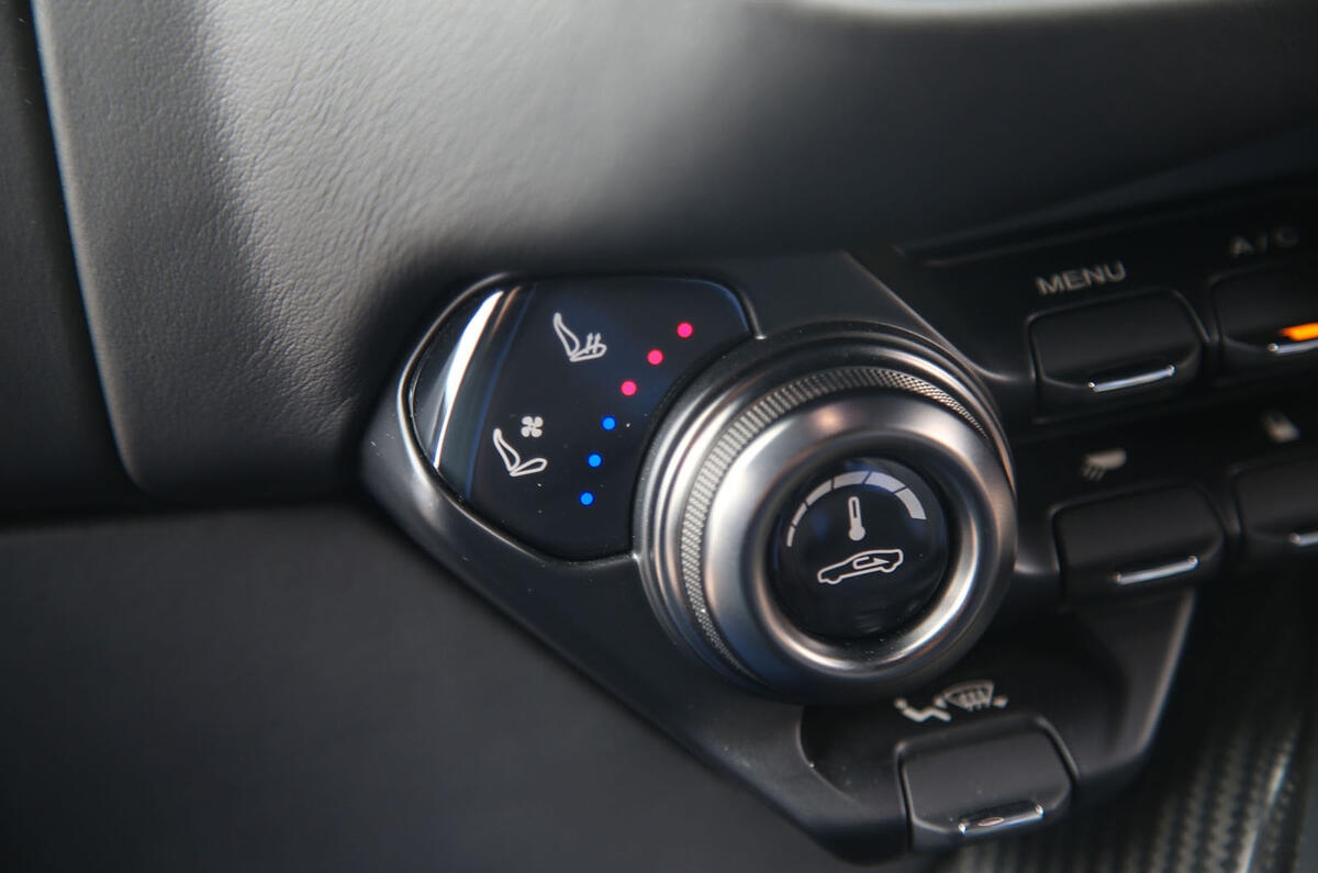 Aston Martin Vantage 2018 review climate controls