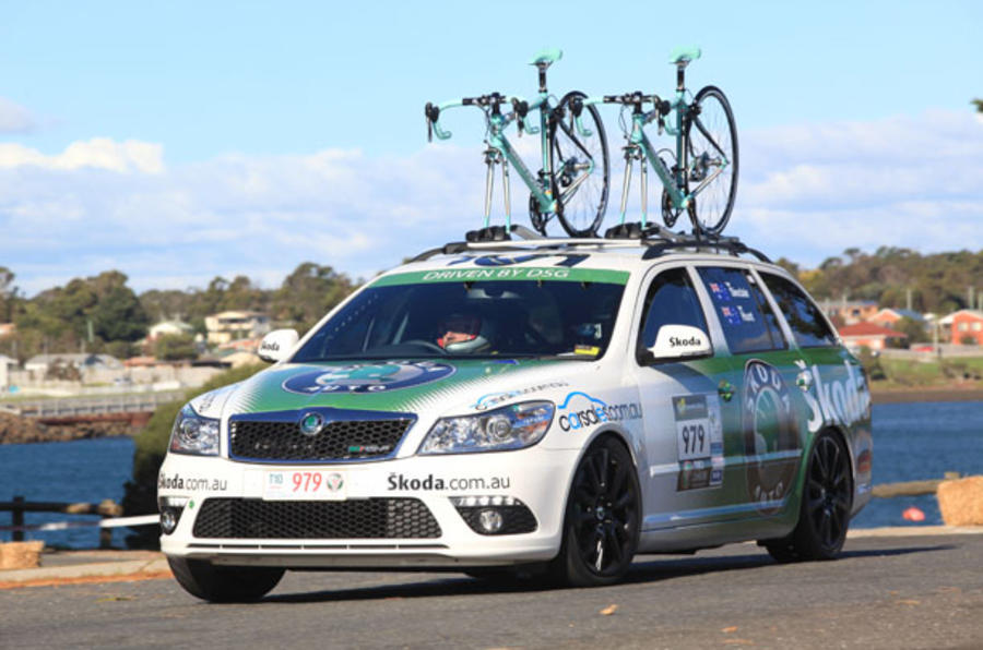 Skoda goes rallying - with bikes