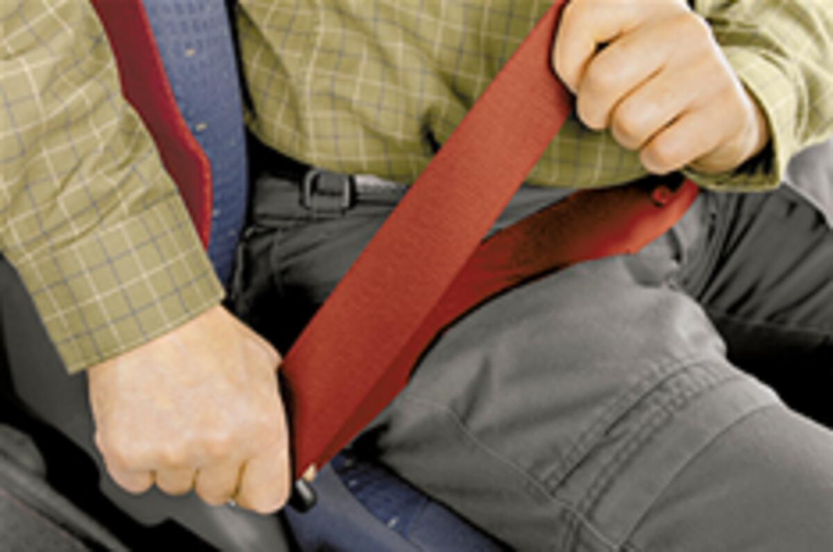 Seat belt fines double to £60 Autocar