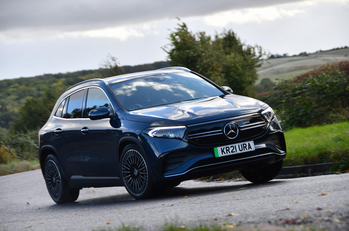 31 Mercedes Benz EQA 2021 road test review cornering