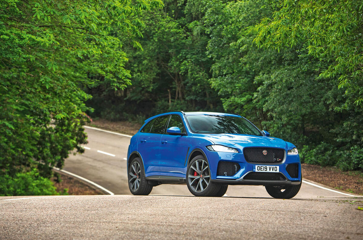 Jaguar F-Pace SVR 2019 road test review - static