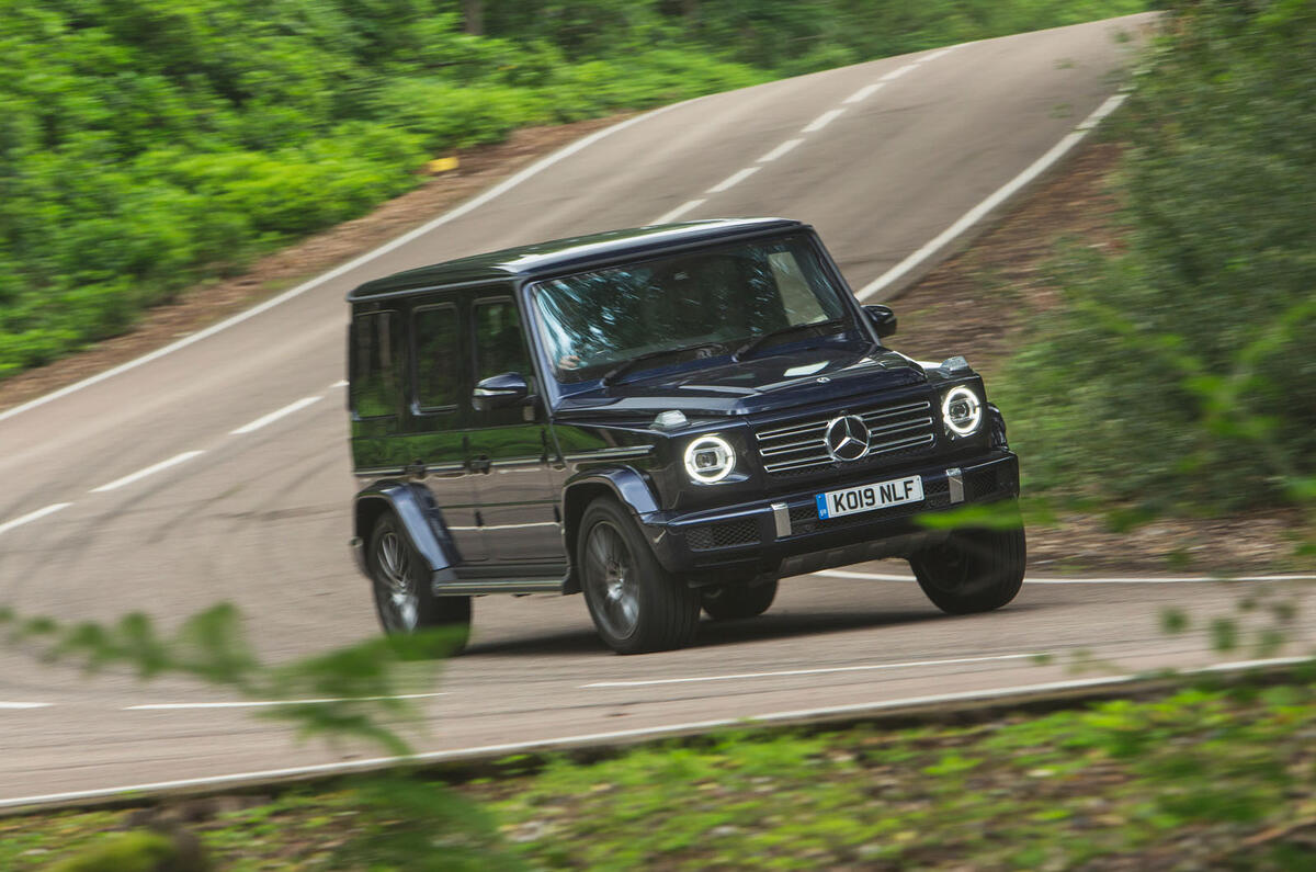 Mercedes-Benz G-Class 2019 road test review - cornering