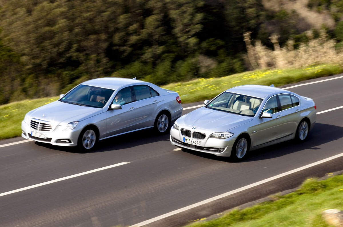 Bmw 5 Series V Mercedes E Class Autocar