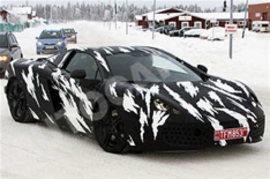 McLaren P11 spied in Sweden