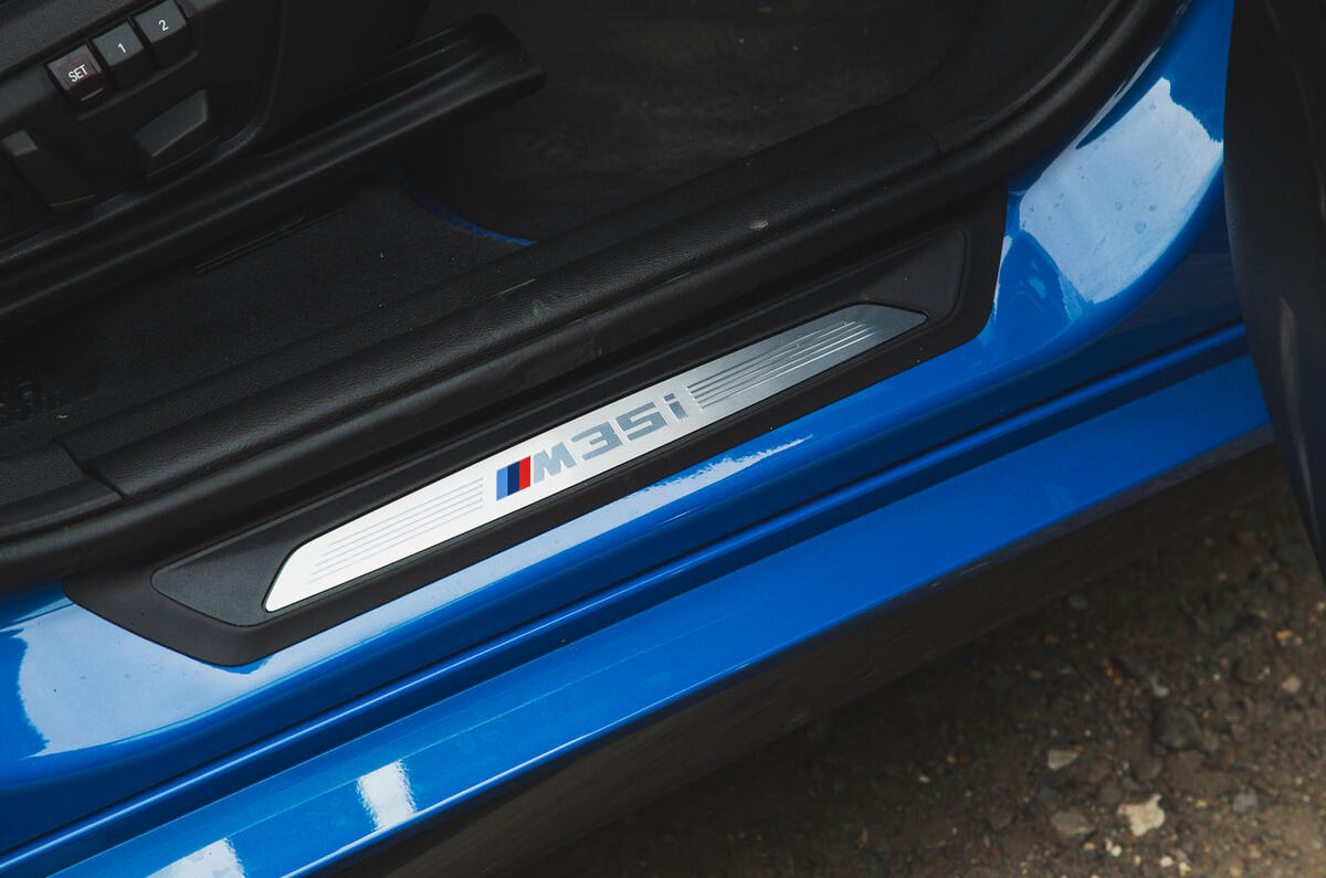 BMW X2 M35i 2019 road test review - scuff plates