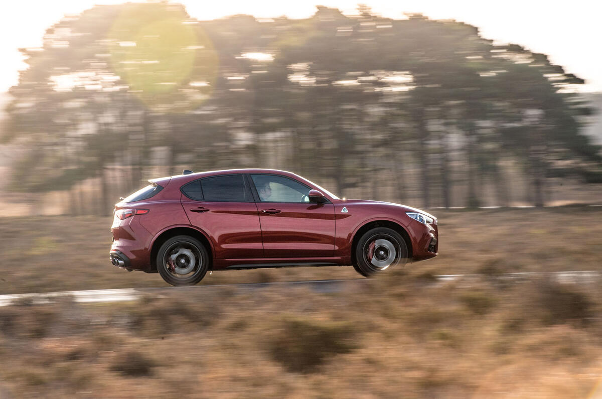 Alfa Romeo Stelvio Quadrifoglio 2019 road test review - on the road right