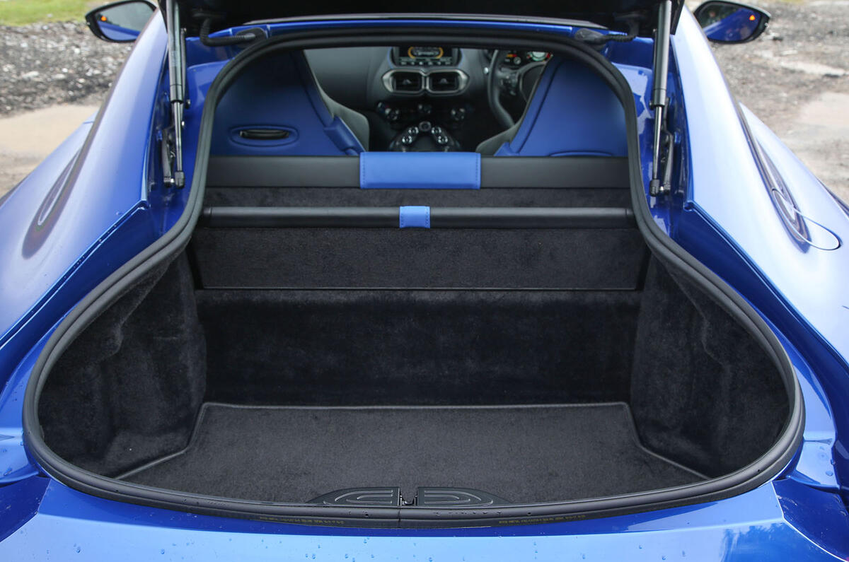 Aston Martin Vantage 2018 review boot