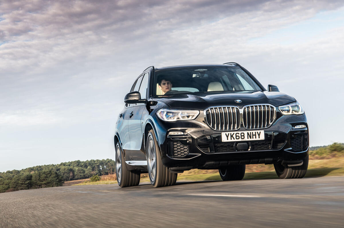 BMW X5 2018 road test review - low angle