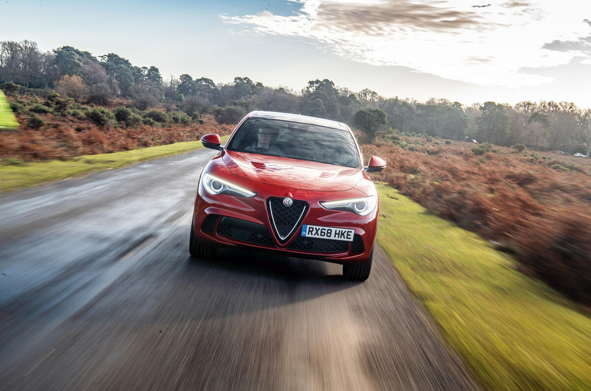 Alfa Romeo Stelvio Quadrifoglio 2019 road test review - on the road