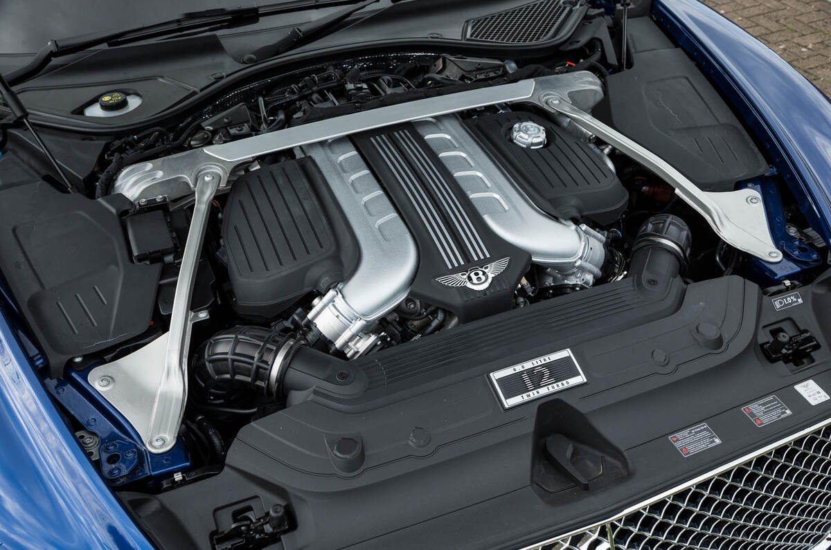 Bentley Continental GT 2018 Autocar road test review engine