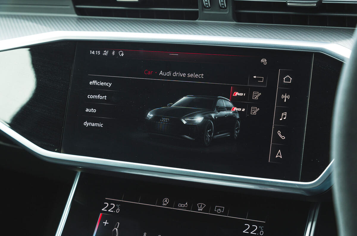 Audi RS6 Avant 2020 road test review - drive modes