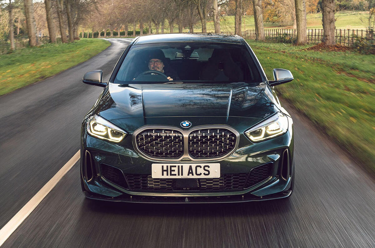 4 AC Schnitzer ACS1 2022 UK first drive review tracking nose