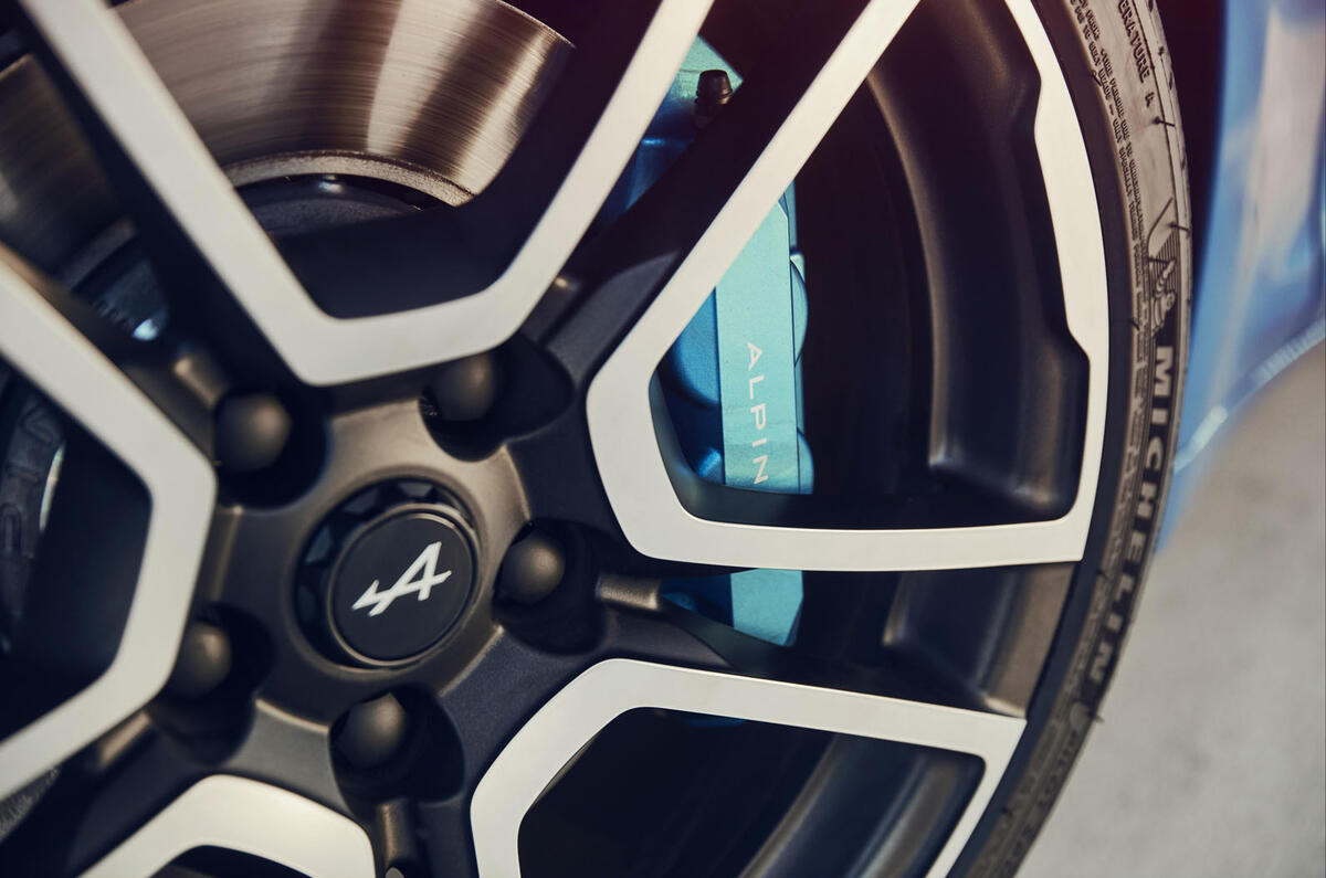 Alpine A110 2018 road test review brake calipers