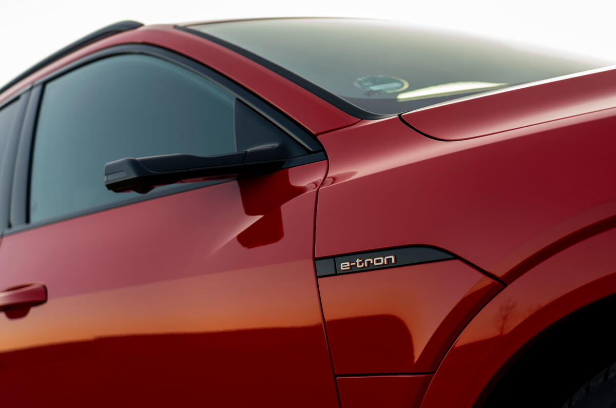 Audi E-tron Sportback 2020 road test review - camera mirrors