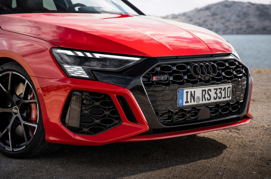 4 Audi RS3 2021 : premier essai routier - nez