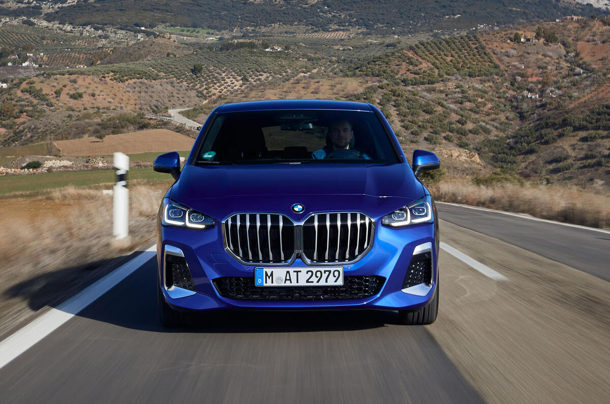 4 bmw 2 series active tourer 2022 first drive review tracking nose