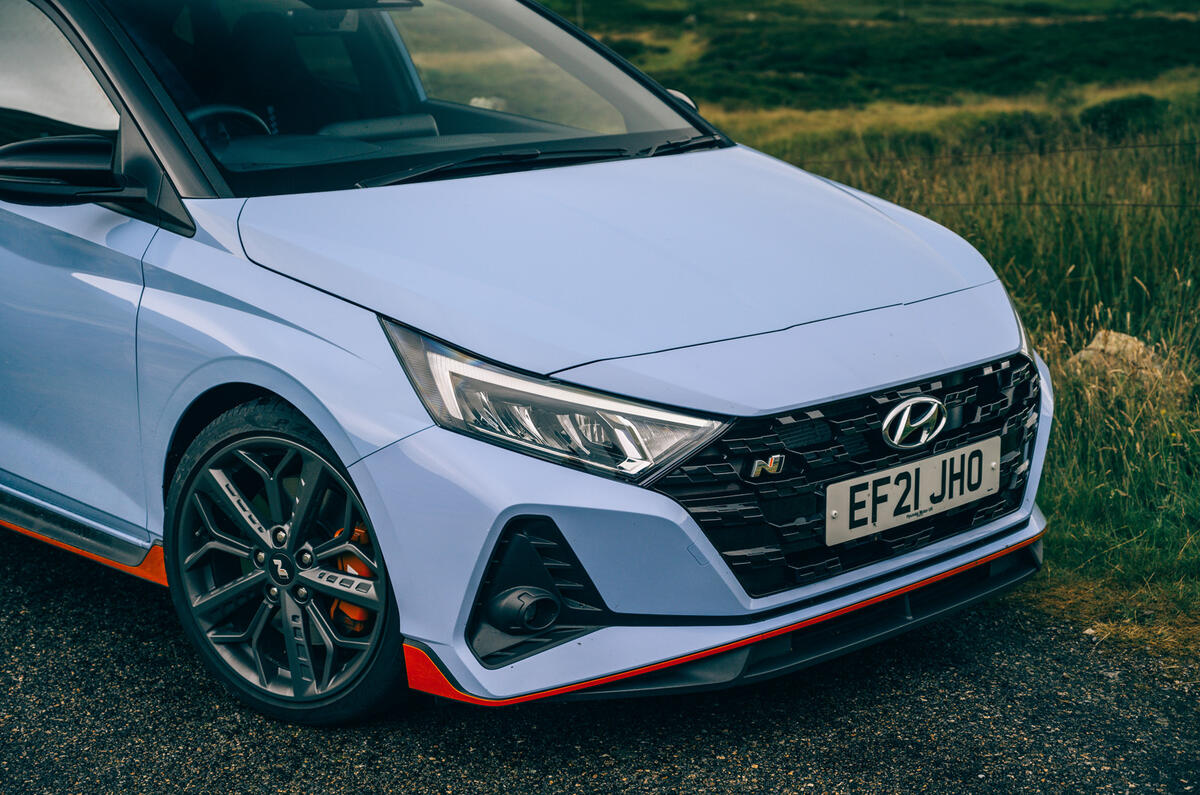 4 Hyundai i20 N 2021 RT nose