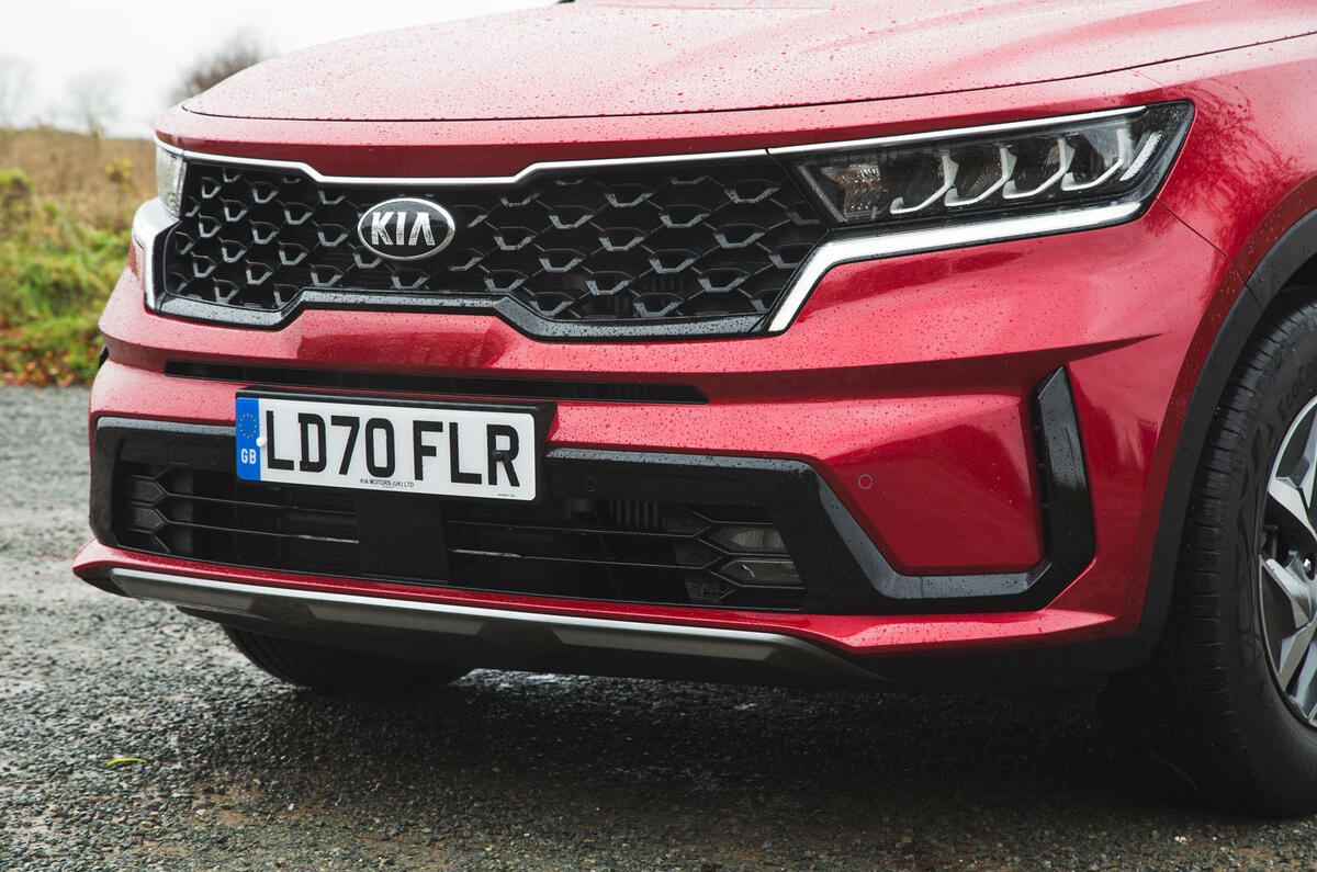 4 Kia Sorento 2021 road test review nose