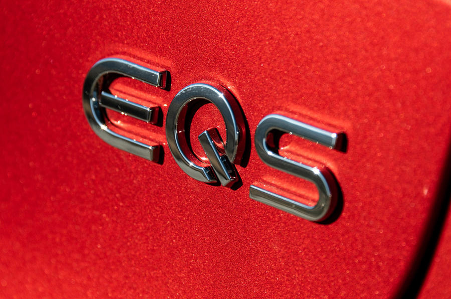 4 Mercedes AMG EQS 53 2021 : premier essai routier - badge