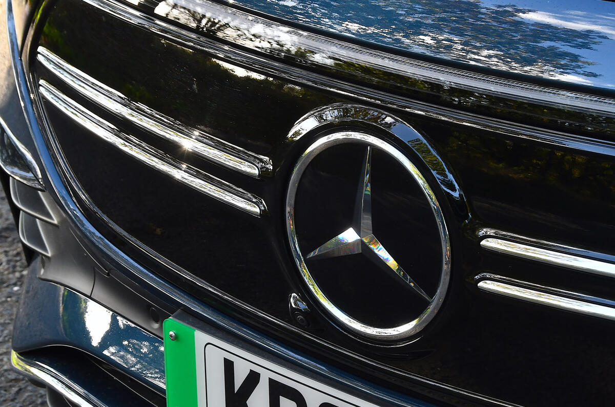 4 Mercedes Benz EQA 2021 road test review nose