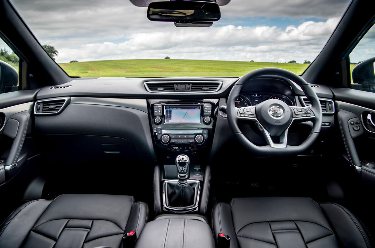 Nissan Qashqai essai routier tableau de bord
