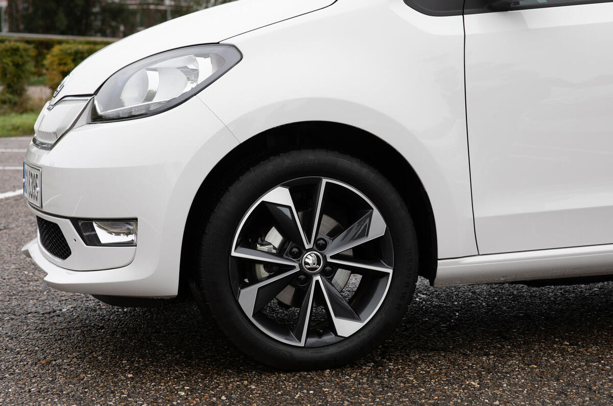 SKoda Citigo-e IV 2020 road test review - alloy wheels