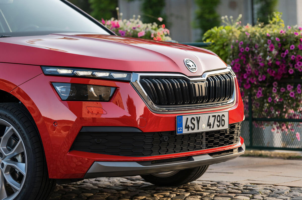 Skoda Kamiq 2019 road test review - front grille