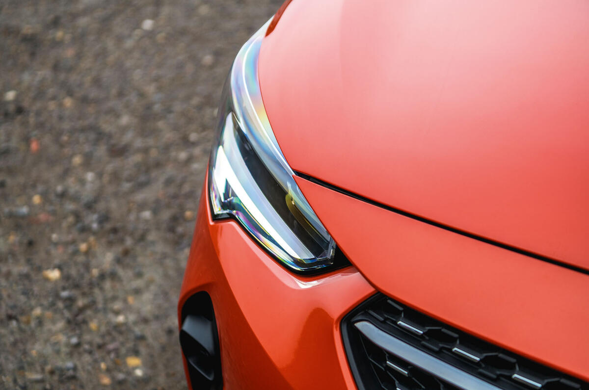 Vauxhall Corsa 2020 road test review - headlights