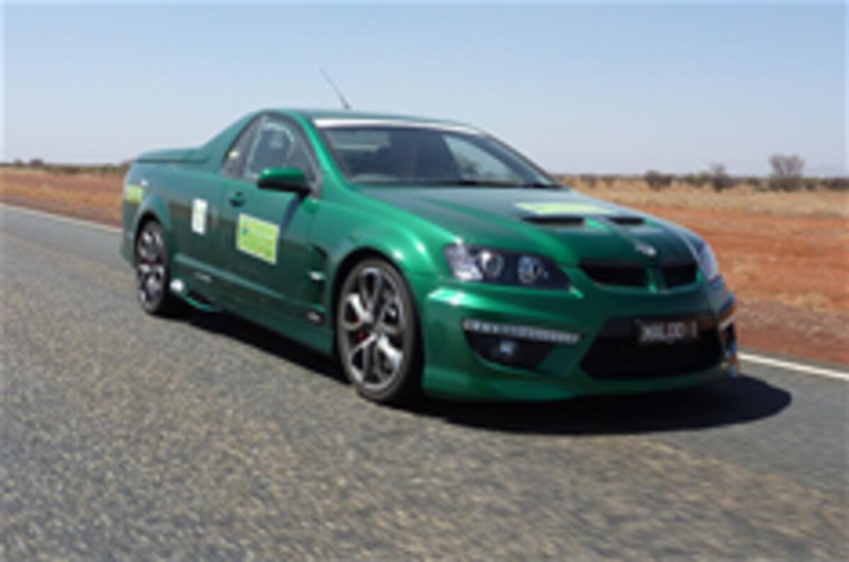 V8 Maloo wins green challenge