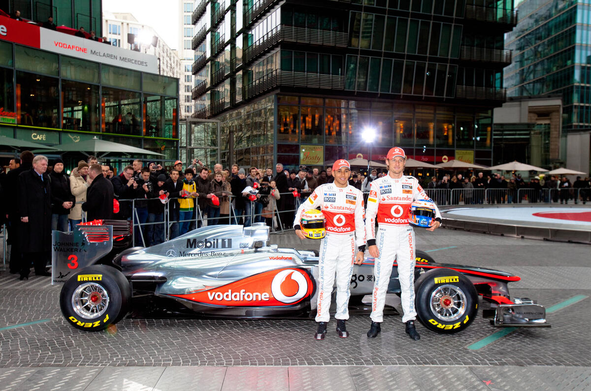 McLaren unveils 2011 F1 car