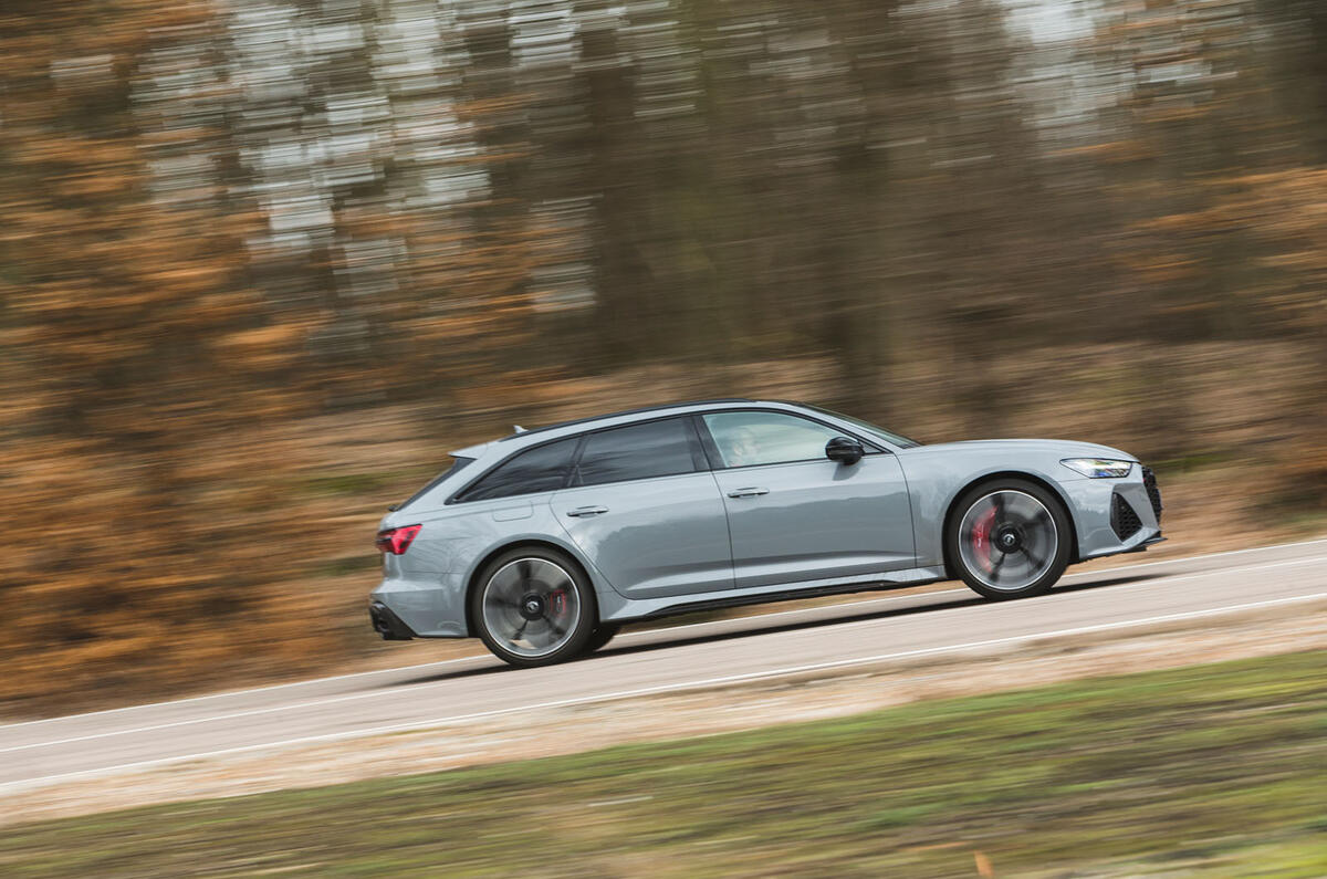 Audi RS6 Avant 2020 road test review - on the road side
