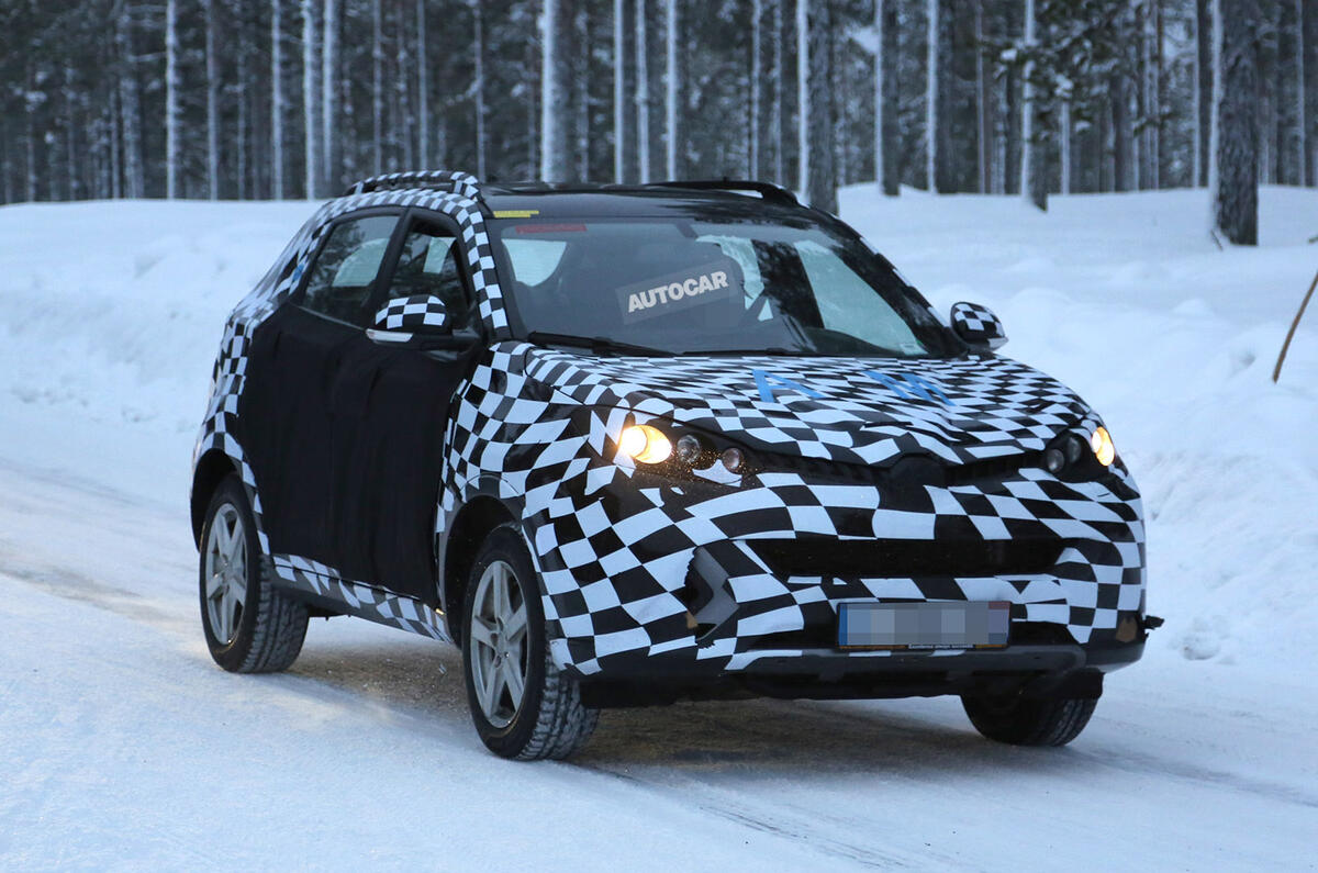 MG crossover in development MG crossover in development